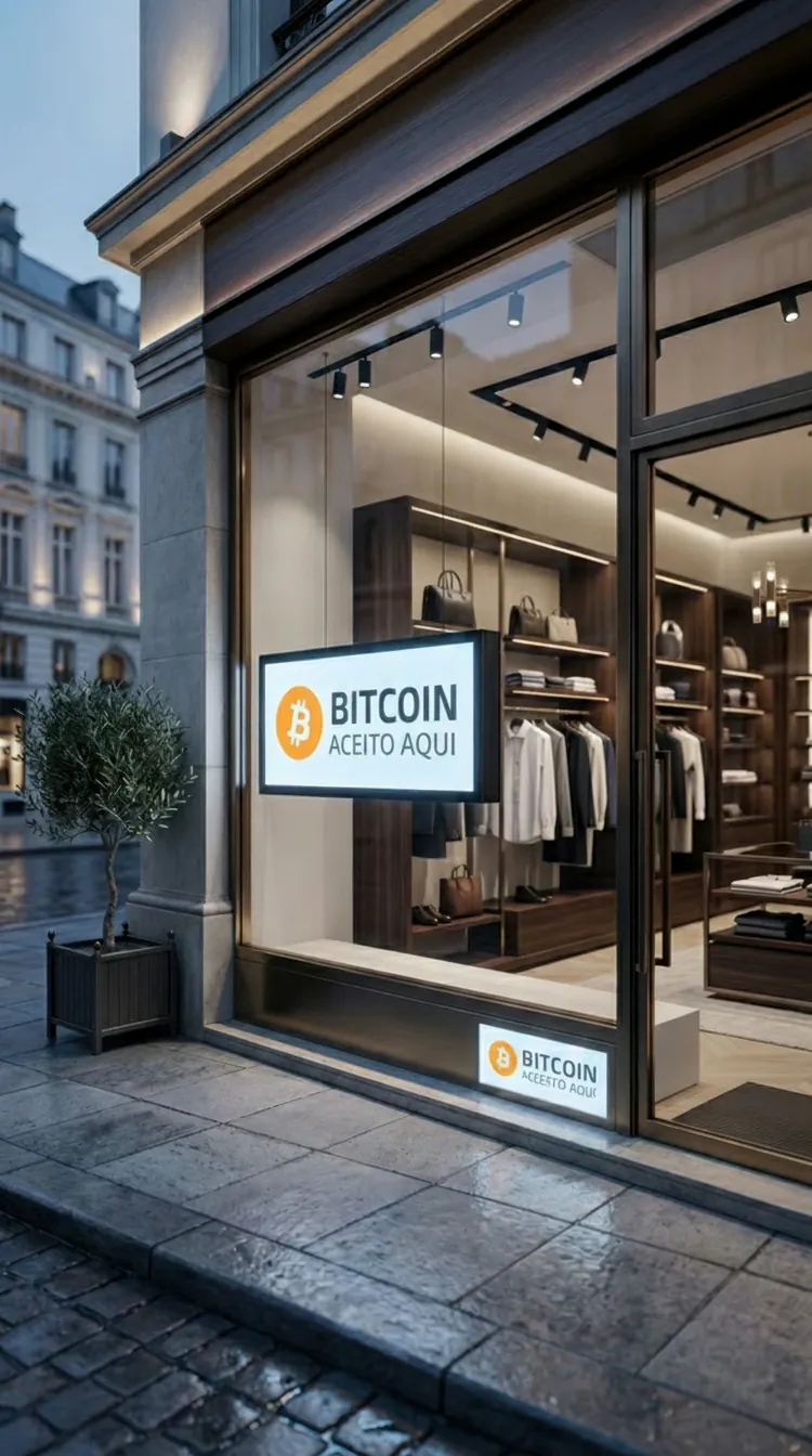 Comércio que aceita Bitcoin
