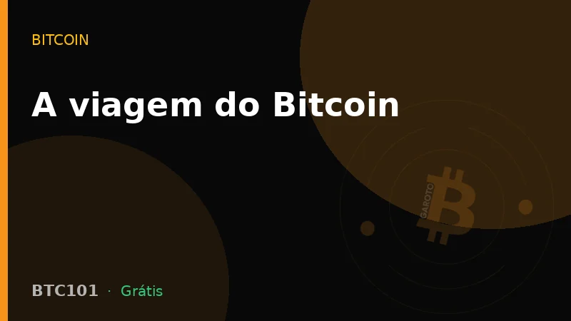 A viagem do Bitcoin