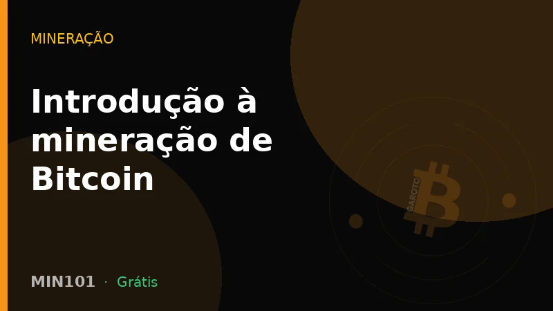 Introdução à mineração de Bitcoin